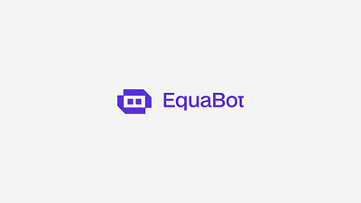EquaBot brand branding logo logotype vector visual identity