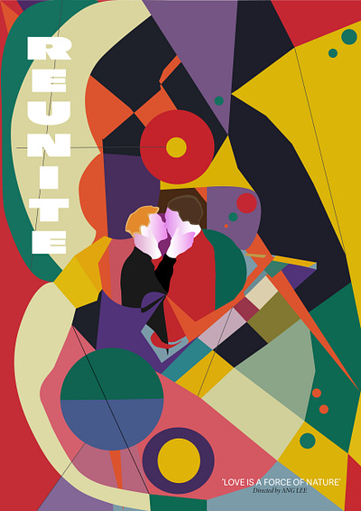REUNITE: Love Amidst Unveiled Secrets graphic design illustration