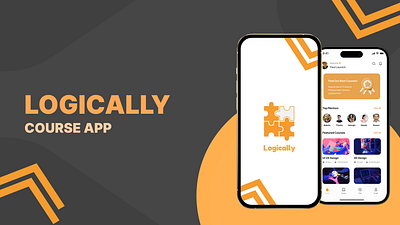 Logically Course App - UI Mobile Design app concept course courseapp design edu educations figma learning logically mobile ui uiux ux