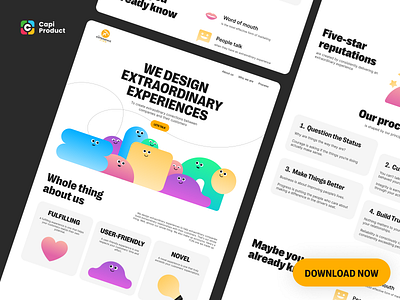 The Experience Firm capi creative design experience firm ui ui kit web website