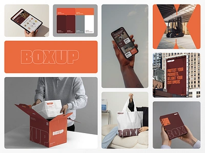 Boxup | Brand identity & Packaging design advertising bag box box design boxup brand identity brand packaging branding delivery box graphic design identity label logo design logodesign logomark marketing design orix packaging design visual identity web design