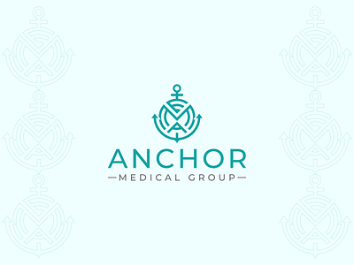 Anchor Medical Group Logo - Medical Logo anchor logo anchor medical logo brand logo clinic logo creative logo health logo medi logo medical company logo medical group logo medical logo professional logo unique logo wellness logo