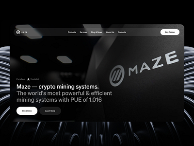 Redefined | Maze hero section redesign blockchain crypto divblockstudio fintech landingpage redefined web3