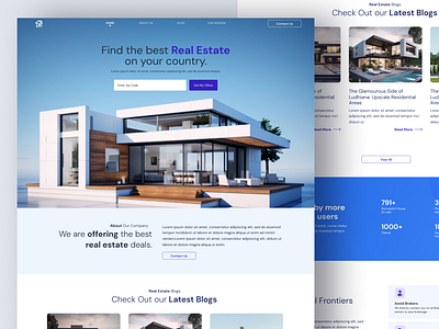 Deal Frontiers branding graphic design property realestate ui ux web website