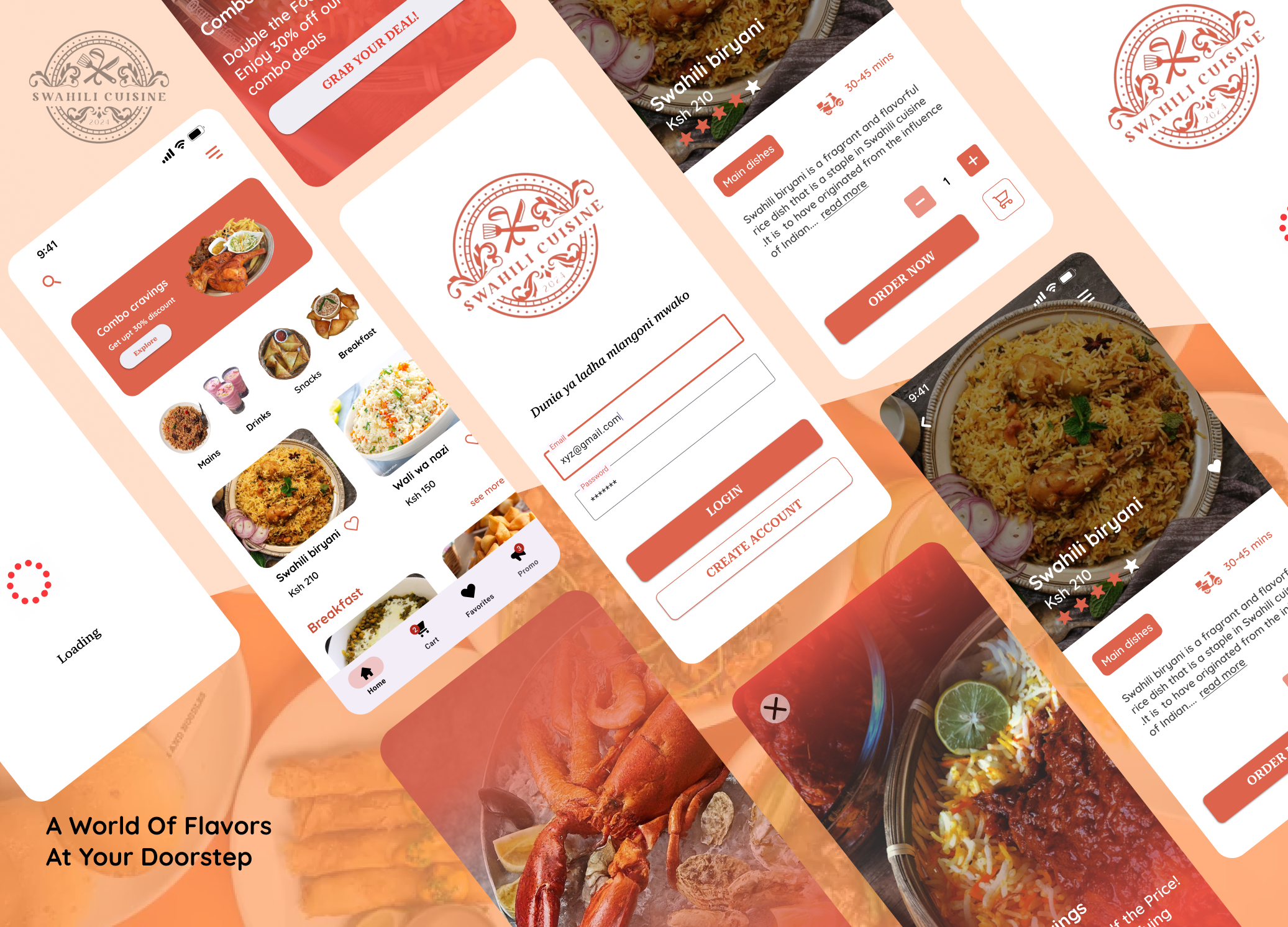 Project swahili cuisines dishes food delivery app mobile design pwanivibes swahili swahilicuisines swahilidishes