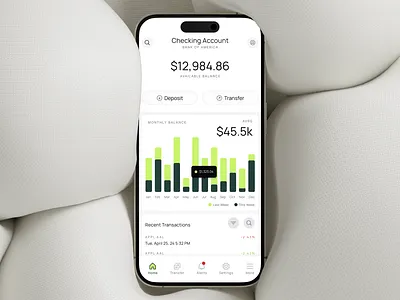 Bank Mobile App app bank app banking budget chart crypto crypto exchange dadshboard finance fintech interaction investment loan mobile app personal banking product design quickbooks ui ux wallet