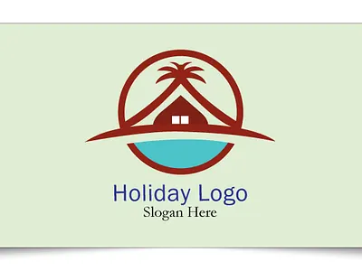 Holiday logo design branding business logo graphic design holiday holiday logo home holiday home logo journey logo journey logo design logo top logo holiday trending logo viral logo