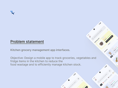 Kitchen management Application figma grocery application kitchen management application minimalistic design mobile application productdesign ui use centered approach use research user experience user flows user personas ux case study