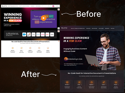 See the New Look of RELAYTO's Website Redesign saas website