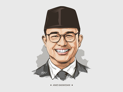 Anies Baswedan 3d animation branding design graphic design illustration vector