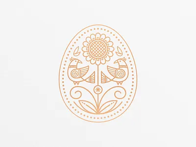 Easter illustrations bird branding easter easter eggs flowers geometric graphic design icons identity illustration minimalist ornament pattern rooster sunflower symbols tree ukrainian easter visual identity