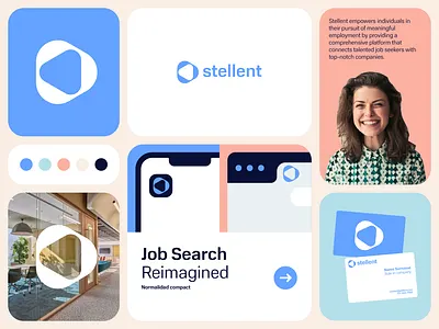 Stellent logo and brand branding design flat graphic design icon identity logo logomark minimalist modern motion design sounds design