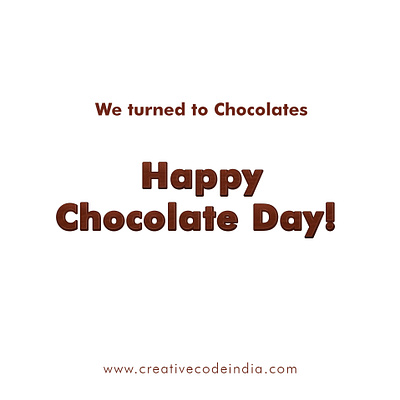 Chocolate Day Carousel graphic design