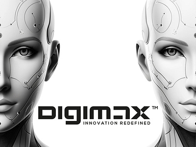 DIGIMAX brand branding design digitech futuriste graphic design icon identity illustration itech logo marks symbol symbole technology ui word wordmarks