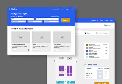 Flight Booking System ui ux