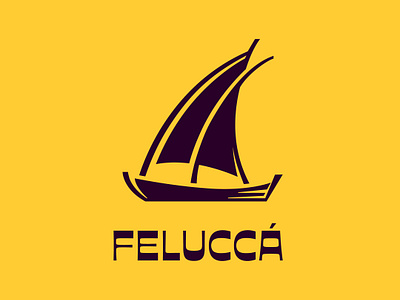 Logo Design for Felucca boat brand identity branding clothing design elegant fashion felucca graphic design illustration logo logo design luxury mediterranean nile river sail sand vector vintage