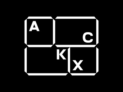 ACKX a brand branding c design graphic design icon identity illustration itech k logo mark marks modern symbol symbole type typo ui