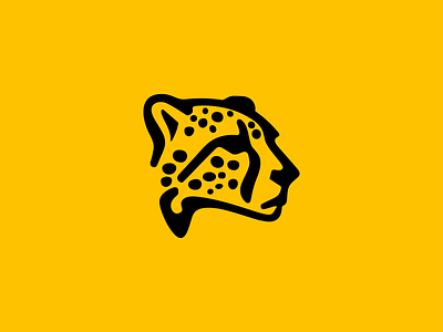 Cheetah Logo animal branding cat cheetah curves design dots emblem feline icon identity illustration logo mark negative space speed sports symbol vector wildlife