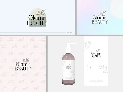 Glamr Beauty skincare product logo and packaging design. beauty beauty product brand design branding design graphic desgin illustration logo logo design makeupmusthaves product design skincare summerglam vector