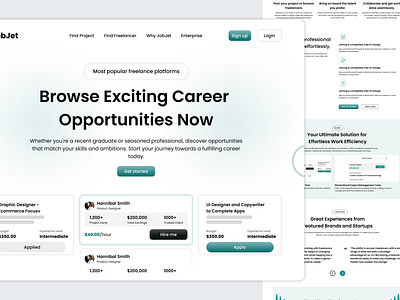 Freelance Job Hunt Landing Page digitalnomad emperor emperorbrains flexiblework freelancecareer freelancecommunity freelanceopportunities freelanceplatform freelanceportfolio freelanceskills freelancesuccess jobhuntingtips jobsearch remotejobs sidehustle ui uiux ux workfromanywhere workfromhome