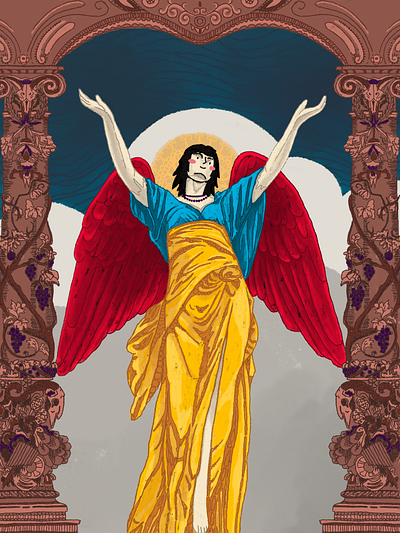 Fallen Angel digital illustration illustration