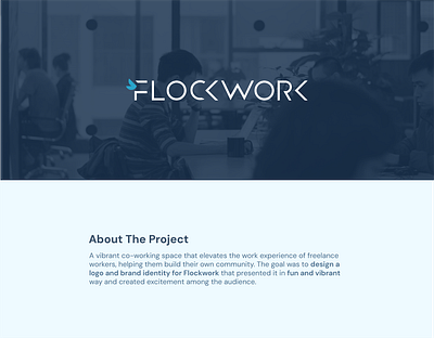 Flockwork: Brand Identity & Logo Design adobe illustrator brand identity branding graphic design logo