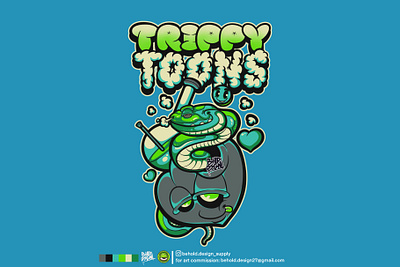 TRIPPY TOONS art artwork cartoon character character cartoon clothing design illustration merch