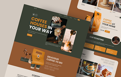 Coffee House Web design coffee coffee house coffeedesign coffeeshopdesign design figma ui web