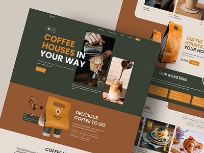 Coffee House Web design coffee coffee house coffeedesign coffeeshopdesign design figma ui web