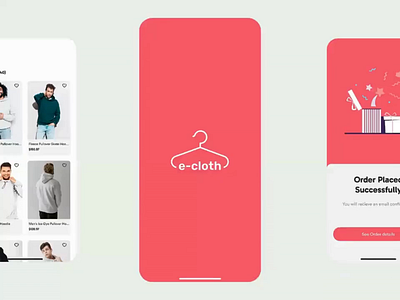 e-Commerce App UI animation ui ux