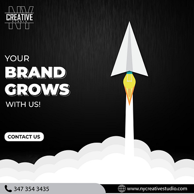 Fuel your brand's growth with NY Creative Studio branding brochures design graphic design illustration logo ny creative studio typography ui ux vector