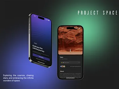 Project Space ✨ design figma space spacetravel ui