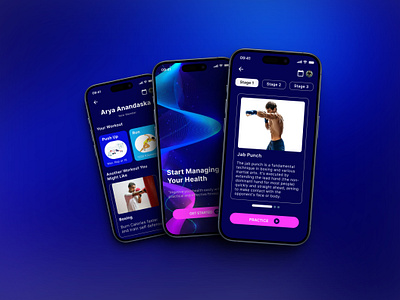 Fitness Mobile App : UI/UX Mobile Design branding dark mode fitness fitness mobile app mobile clean ui ux mobiledesign ui ui ux
