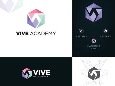 V logo Design Concept. a logo academy logo banner design branding company logo design graphic design logo typography v logo