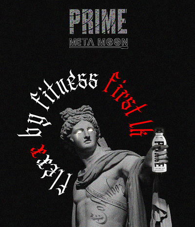 Prime Meta Moon Aesthetic Poster aesthetic design ksi lauganpaul meta photoshop poster prime