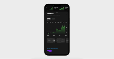 Apple's Stocks / Redesign of the stock overview page figma mobileapp prototype redesign ui uidesign ux ux design