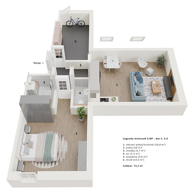 Floor plan visualization 3d design graphic design visualization