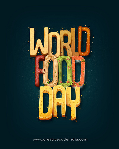 World Food Day cuisine food graphic design illustration