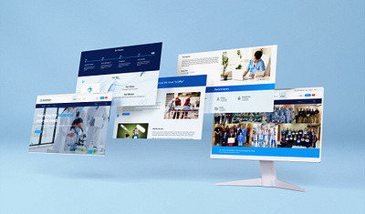 Redesign of a Complete Healthcare Website. graphic design ui