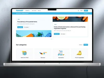 Flying - Enhancing the user journey - Famart branding design ui ux website