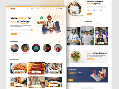 Food Delivery Website|| Web Design 🍽️ figma fooddeliverywebsite handmadefood responsive web design responsivedesign ui uidesign uxui visualdesign