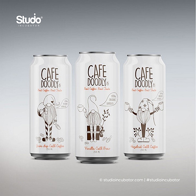 Cafe Doodly - Coffee Cafe Branding, Experience Design logo design