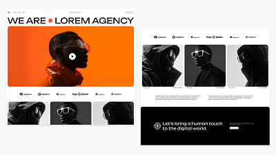 Agency Website Concept agency concept figma ui ux web design website
