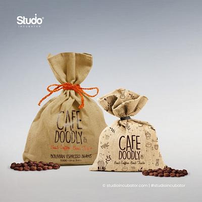 Cafe Doodly - Coffee Cafe Branding, Experience Design logo design