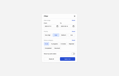 Filter / Categories categories figma filter ui ui design uidesign ux design web design