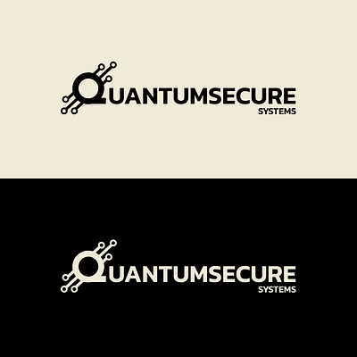 QuantumSecure Systems business cyber design graphic design logo media quantum security systems