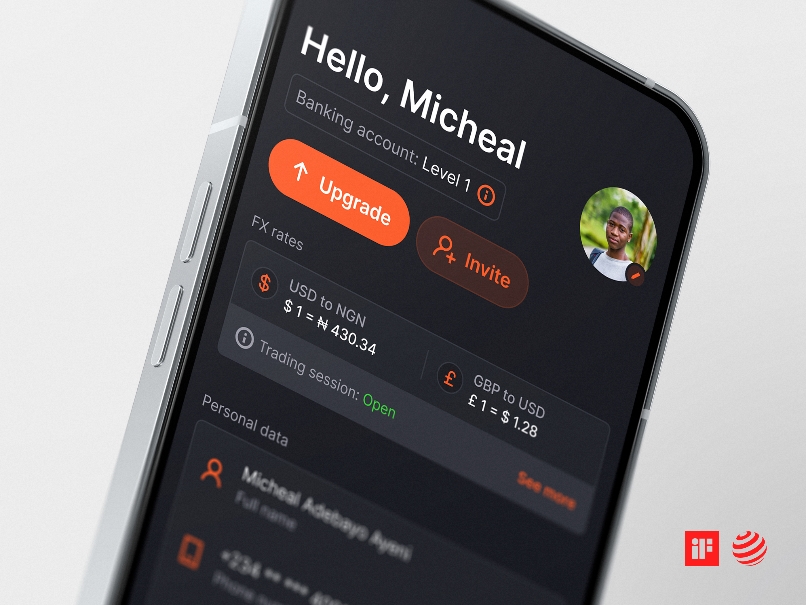 GT bank initial screens android app app design finance fintech fx interface design product design ui design user experience ux design