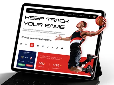 Landing page for sport website: Playasia artora gaming website hero header landing page modern modern hero header modern ui modern ui design neel neelart sport sport ui trending ui ui design web design webdesign