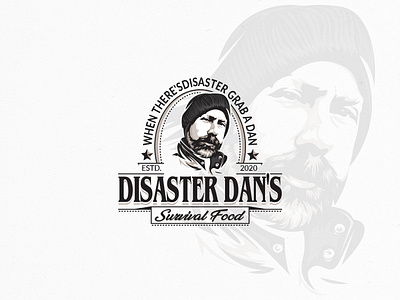 Disaster Dan's Survival Food 99design authentic portraiture bestdesign boys creativedesign culinaryidentity design girls gourmetdesign graphic design illustration packaging survival food pack trends for 2021