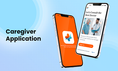 Caregiver Mobile Application - UI Design doctor app healthcare telehealth telehealth app ui ux